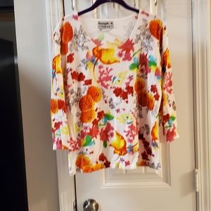 Joseph A floral sweater